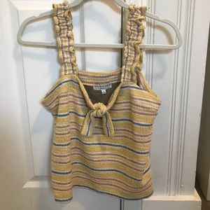Madewell thread & texture tank top